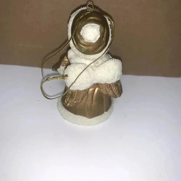 Italian Gold color Little Angel playing a Violin, Christmas blessings. - Picture 4 of 8